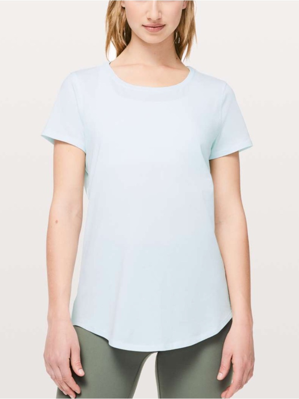 GUC Lululemon Love Crew Sheer Blue Size 6